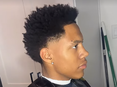 Clean taper and line-up, back view